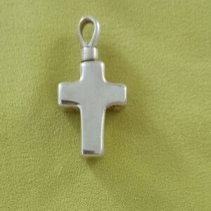 Minimalist Silver Cross Necklace